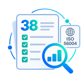 Evalúa: 38 indicadores alineados a la ISO 56004